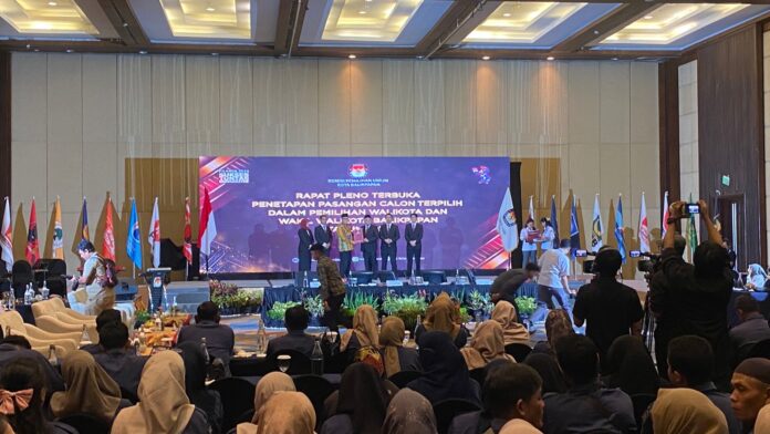KPU Kota Balikpapan Tetapkan
