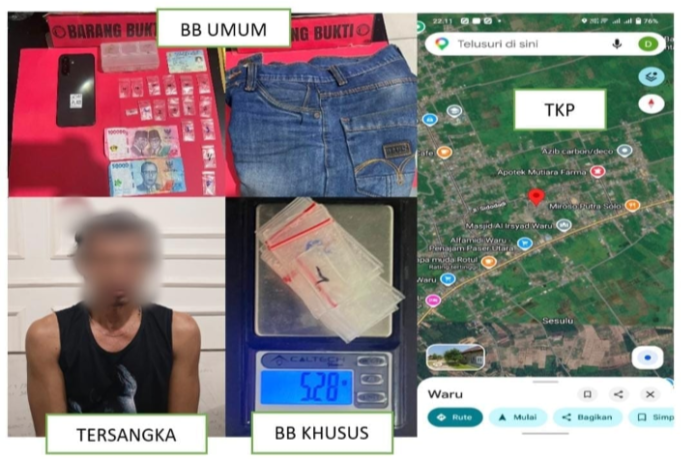 Barang Bukti Kasus Sabu