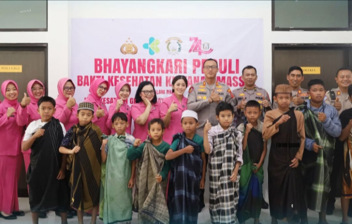 Bhayangkari Gelar Bakti kesehatan